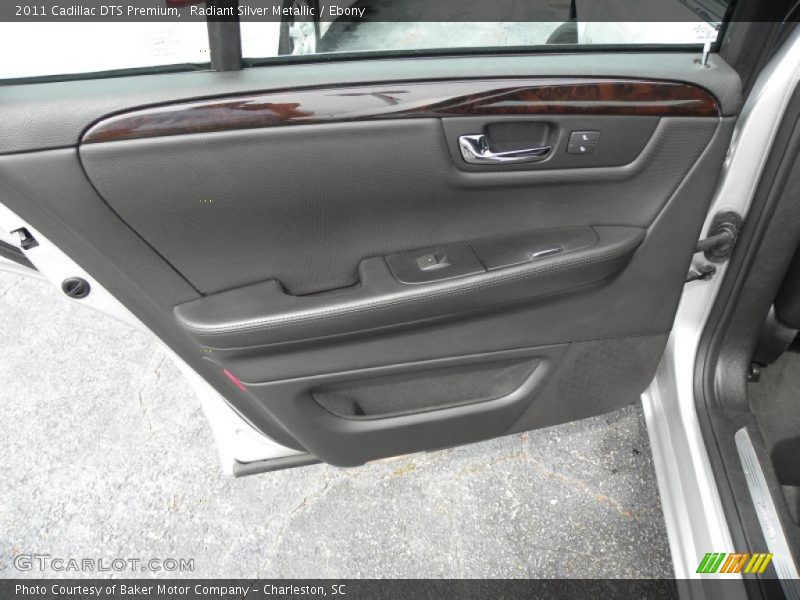 Radiant Silver Metallic / Ebony 2011 Cadillac DTS Premium