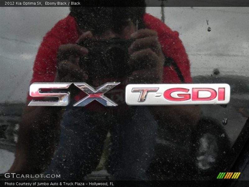 Ebony Black / Black 2012 Kia Optima SX