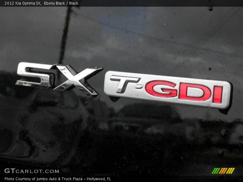 Ebony Black / Black 2012 Kia Optima SX