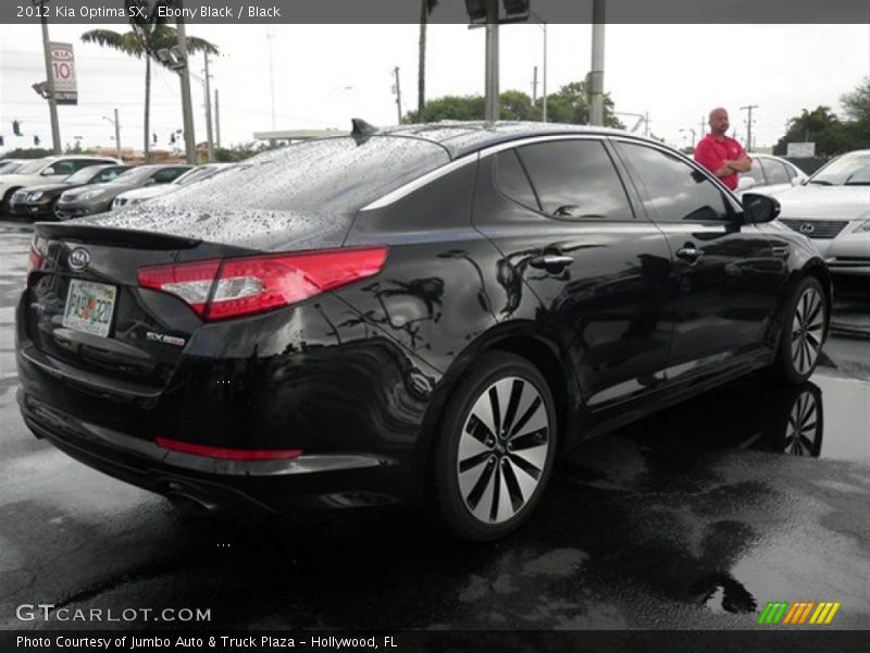 Ebony Black / Black 2012 Kia Optima SX