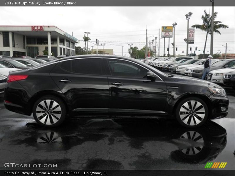 Ebony Black / Black 2012 Kia Optima SX