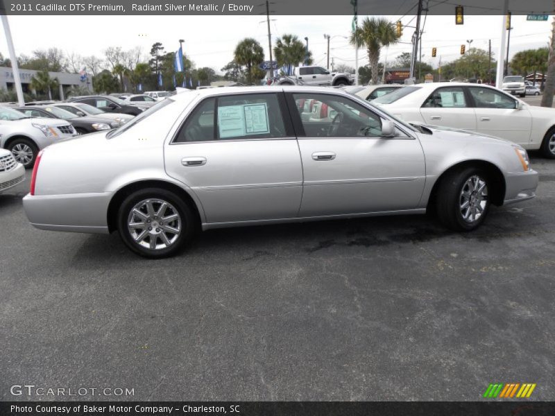 Radiant Silver Metallic / Ebony 2011 Cadillac DTS Premium