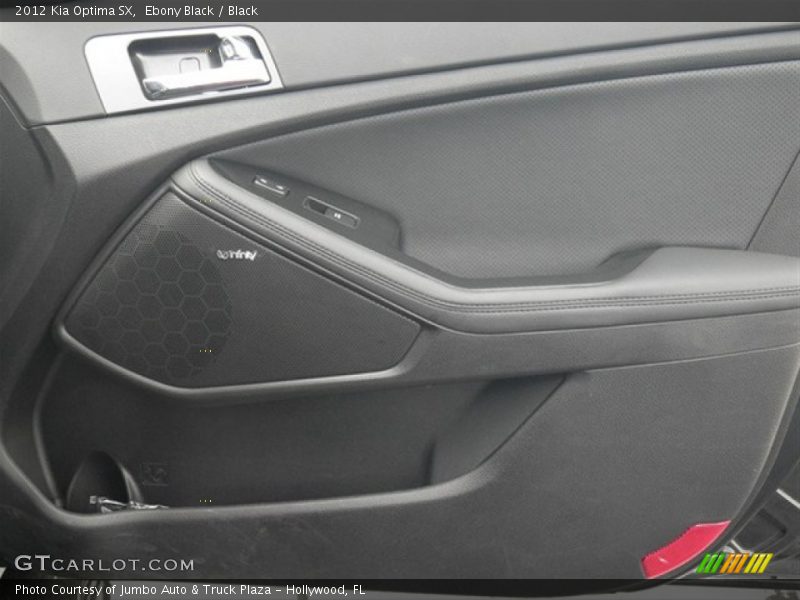 Ebony Black / Black 2012 Kia Optima SX