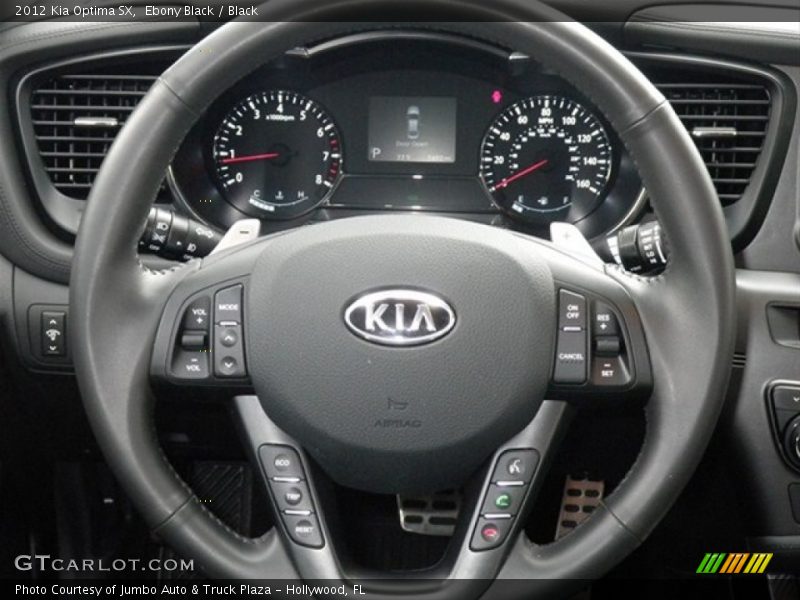 Ebony Black / Black 2012 Kia Optima SX
