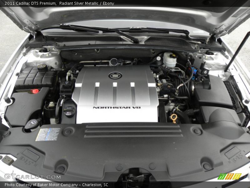 Radiant Silver Metallic / Ebony 2011 Cadillac DTS Premium