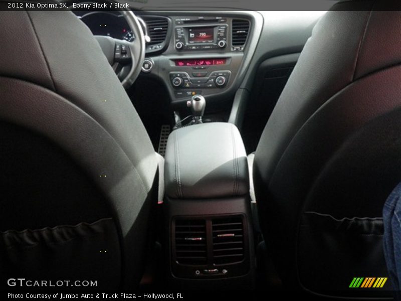 Ebony Black / Black 2012 Kia Optima SX
