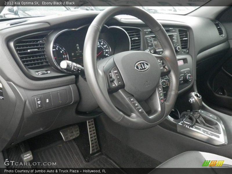 Ebony Black / Black 2012 Kia Optima SX