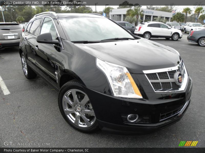 Black Raven / Ebony/Titanium 2011 Cadillac SRX FWD