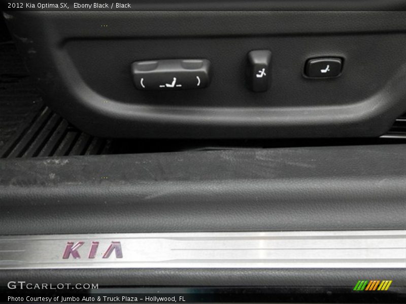 Ebony Black / Black 2012 Kia Optima SX