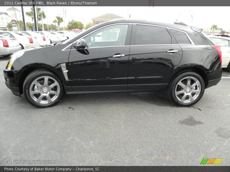 Black Raven / Ebony/Titanium 2011 Cadillac SRX FWD