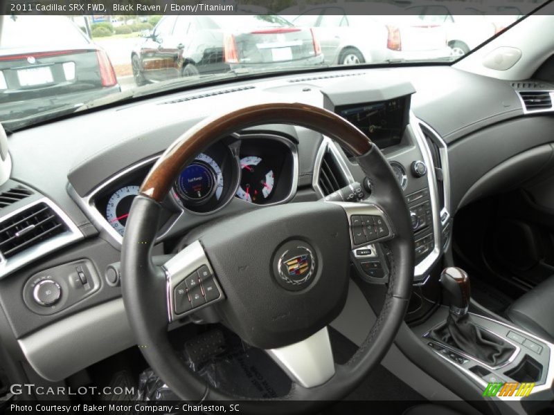 Black Raven / Ebony/Titanium 2011 Cadillac SRX FWD