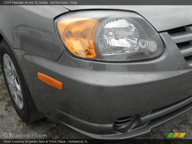 Stormy Gray / Gray 2004 Hyundai Accent GL Sedan