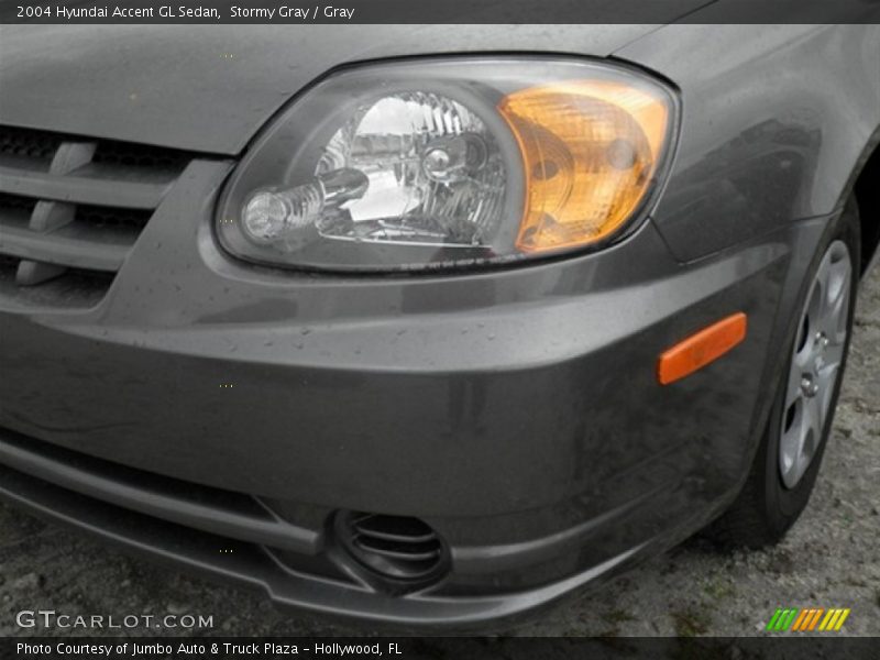 Stormy Gray / Gray 2004 Hyundai Accent GL Sedan
