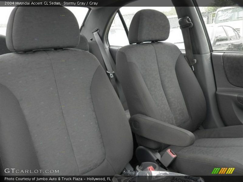 Stormy Gray / Gray 2004 Hyundai Accent GL Sedan