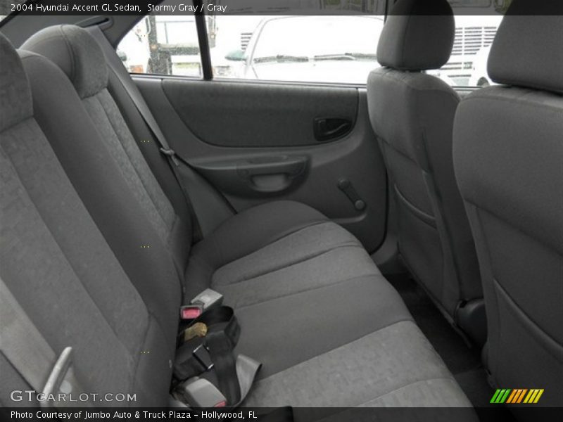 Stormy Gray / Gray 2004 Hyundai Accent GL Sedan