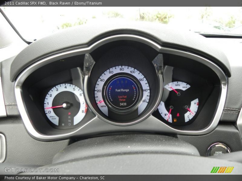 Black Raven / Ebony/Titanium 2011 Cadillac SRX FWD