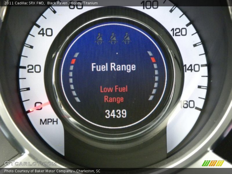 Black Raven / Ebony/Titanium 2011 Cadillac SRX FWD