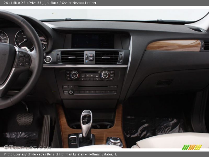 Jet Black / Oyster Nevada Leather 2011 BMW X3 xDrive 35i