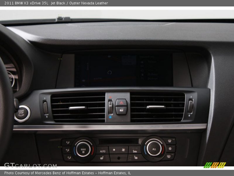Jet Black / Oyster Nevada Leather 2011 BMW X3 xDrive 35i