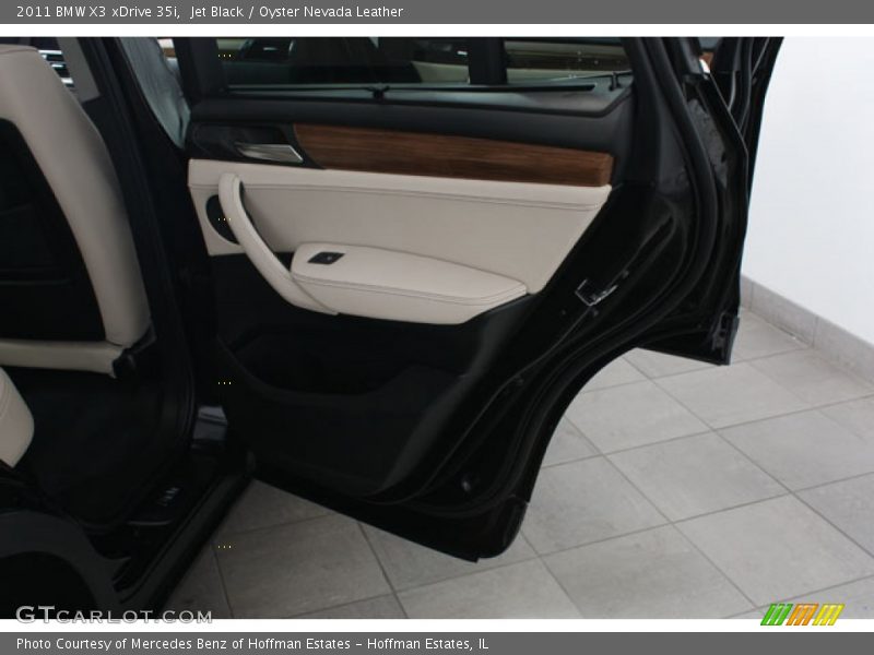 Jet Black / Oyster Nevada Leather 2011 BMW X3 xDrive 35i