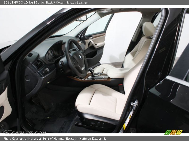 Jet Black / Oyster Nevada Leather 2011 BMW X3 xDrive 35i