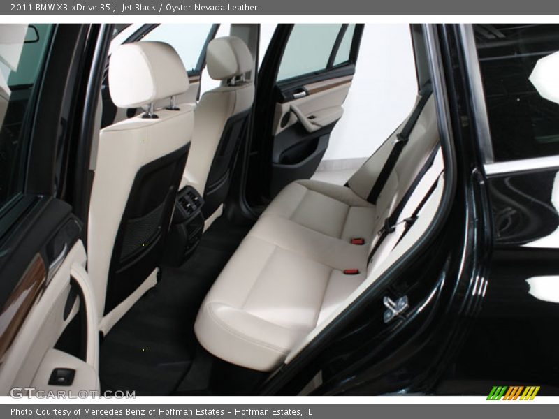 Jet Black / Oyster Nevada Leather 2011 BMW X3 xDrive 35i