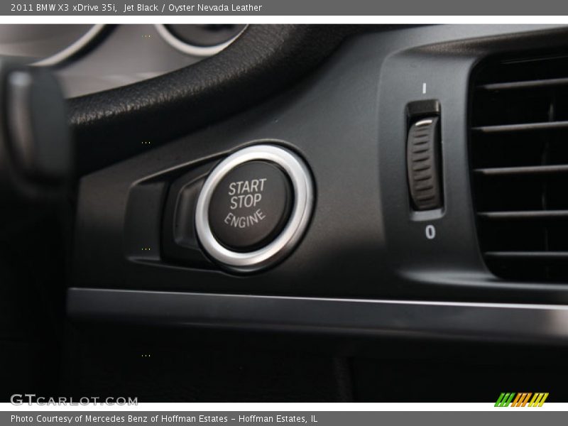 Jet Black / Oyster Nevada Leather 2011 BMW X3 xDrive 35i