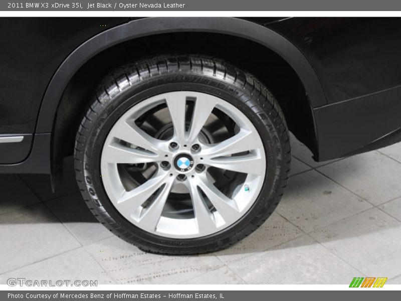 Jet Black / Oyster Nevada Leather 2011 BMW X3 xDrive 35i