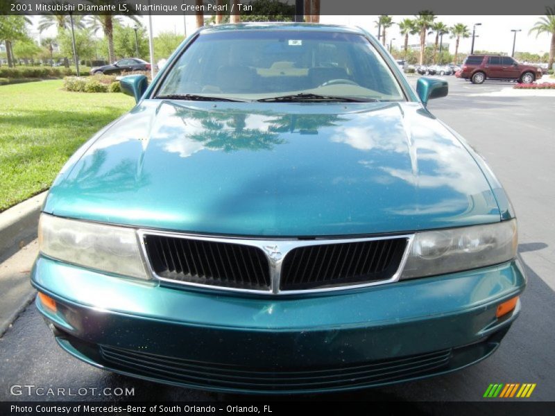 Martinique Green Pearl / Tan 2001 Mitsubishi Diamante LS