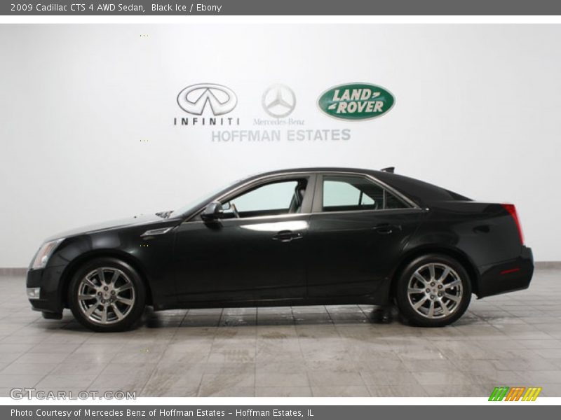 Black Ice / Ebony 2009 Cadillac CTS 4 AWD Sedan