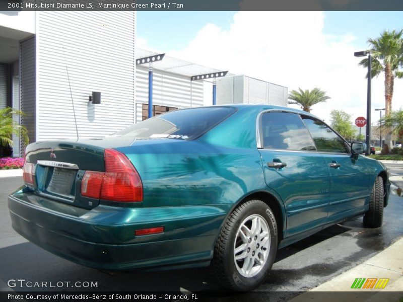 Martinique Green Pearl / Tan 2001 Mitsubishi Diamante LS