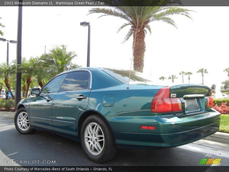 Martinique Green Pearl / Tan 2001 Mitsubishi Diamante LS