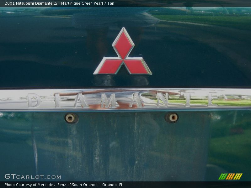 Martinique Green Pearl / Tan 2001 Mitsubishi Diamante LS