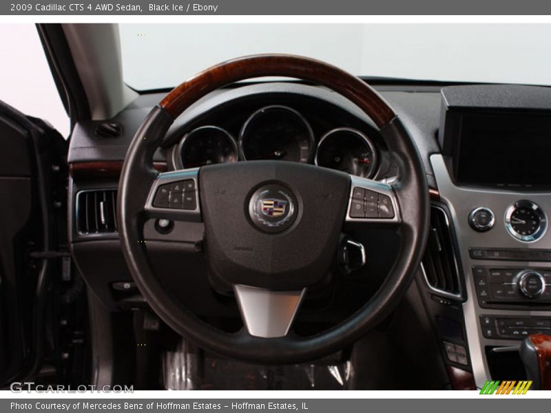 Black Ice / Ebony 2009 Cadillac CTS 4 AWD Sedan