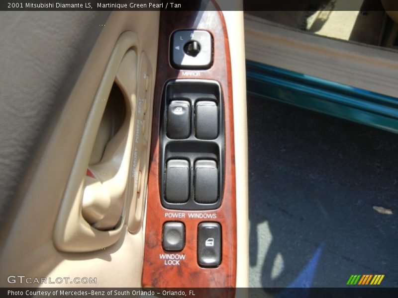 Martinique Green Pearl / Tan 2001 Mitsubishi Diamante LS