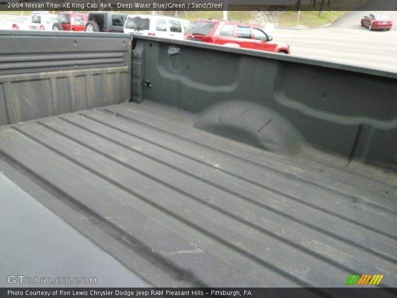 Deep Water Blue/Green / Sand/Steel 2004 Nissan Titan XE King Cab 4x4
