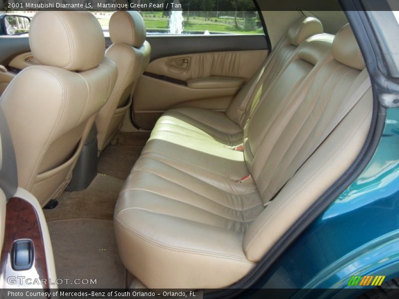 Martinique Green Pearl / Tan 2001 Mitsubishi Diamante LS