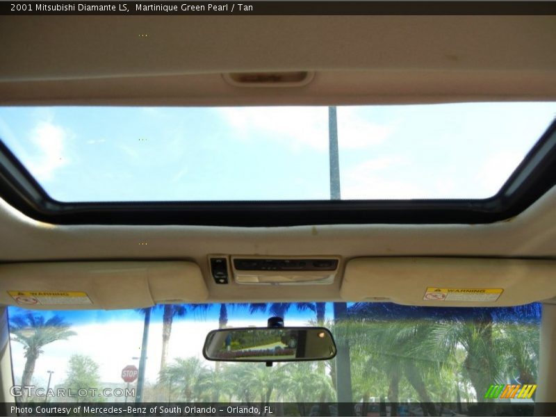 Martinique Green Pearl / Tan 2001 Mitsubishi Diamante LS
