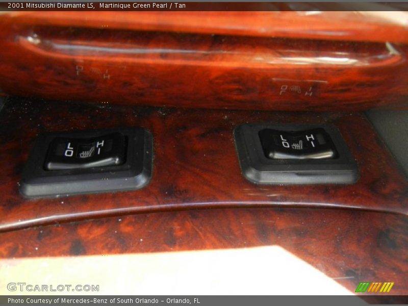 Martinique Green Pearl / Tan 2001 Mitsubishi Diamante LS