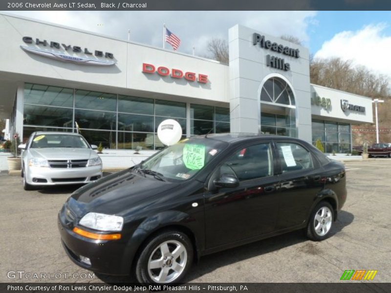 Black / Charcoal 2006 Chevrolet Aveo LT Sedan
