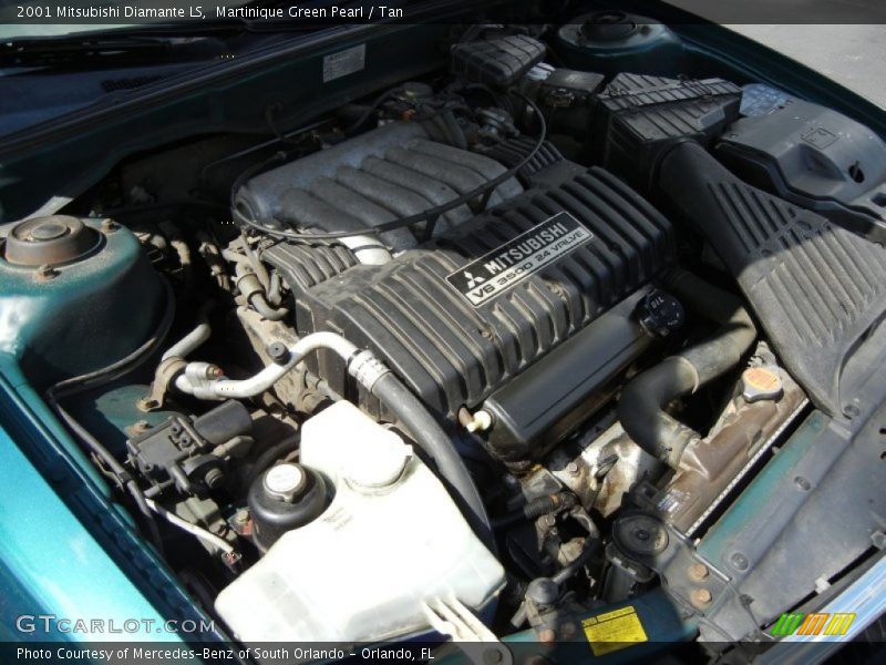 Martinique Green Pearl / Tan 2001 Mitsubishi Diamante LS