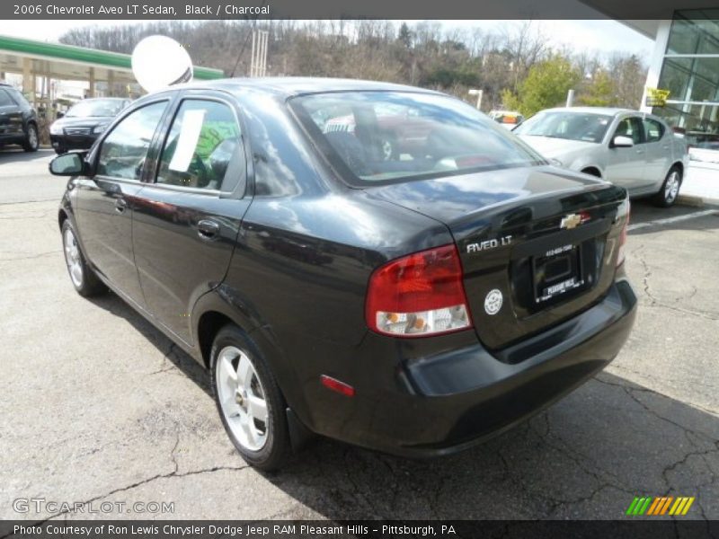 Black / Charcoal 2006 Chevrolet Aveo LT Sedan