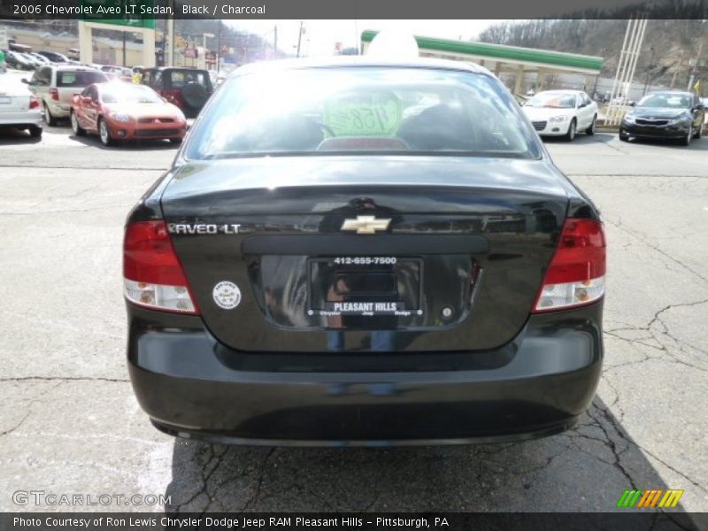 Black / Charcoal 2006 Chevrolet Aveo LT Sedan