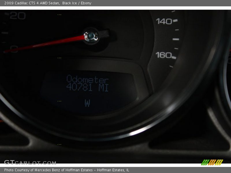 Black Ice / Ebony 2009 Cadillac CTS 4 AWD Sedan