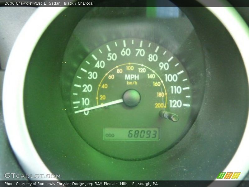 Black / Charcoal 2006 Chevrolet Aveo LT Sedan