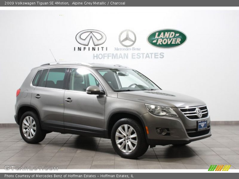 Alpine Grey Metallic / Charcoal 2009 Volkswagen Tiguan SE 4Motion