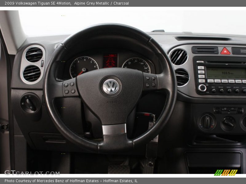 Alpine Grey Metallic / Charcoal 2009 Volkswagen Tiguan SE 4Motion