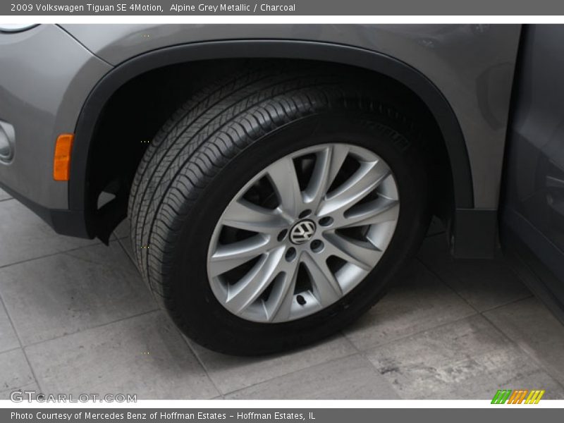Alpine Grey Metallic / Charcoal 2009 Volkswagen Tiguan SE 4Motion