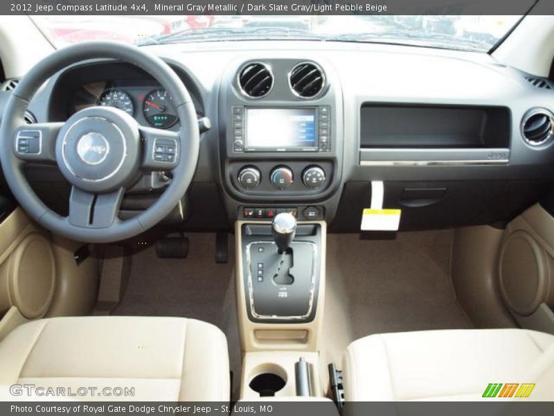 Mineral Gray Metallic / Dark Slate Gray/Light Pebble Beige 2012 Jeep Compass Latitude 4x4