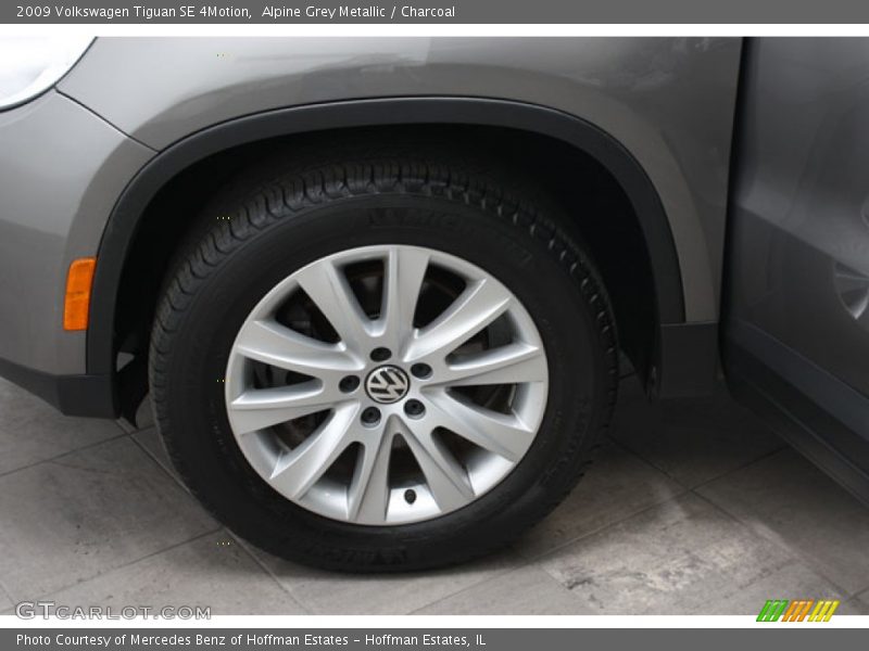 Alpine Grey Metallic / Charcoal 2009 Volkswagen Tiguan SE 4Motion